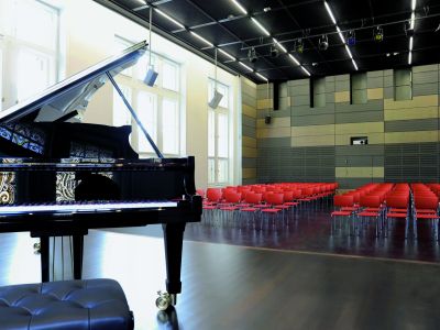 Sächsisches Landesgymnasium für Musik, Kretschmerstraße 27, Aula /Foto: Marcus Lieder 