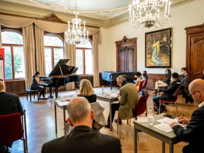 Sächsisches Landesgymnasium für Musik, Villa Rothermundt, Festsaal /Foto: Marcus Lieder